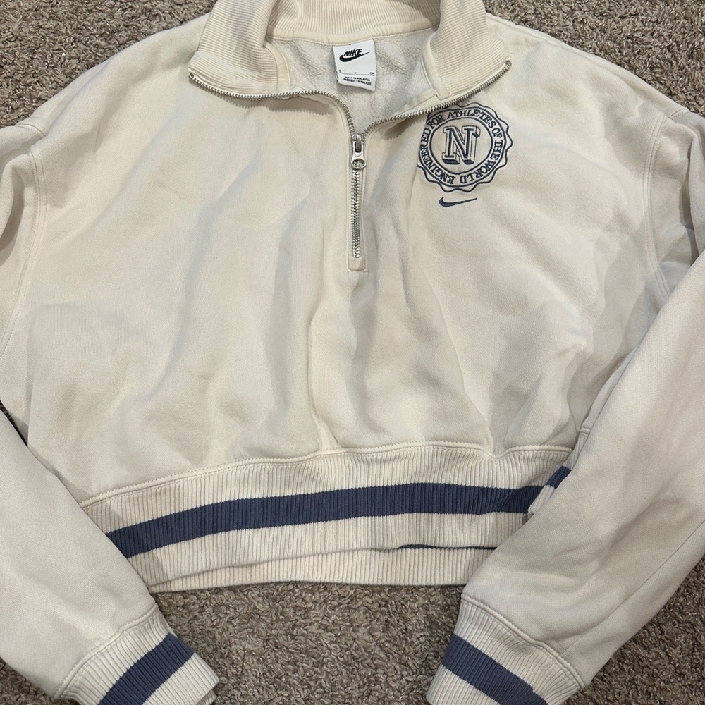 Nike sportswear cropped 1/2 zip